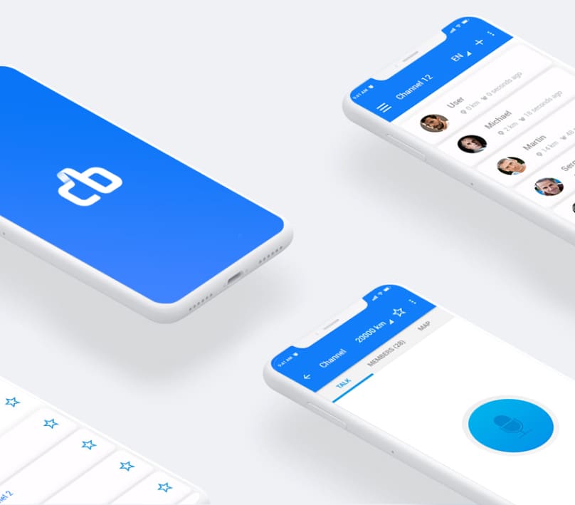 CB-Line: мобильное приложение рация (walkie-talkie) 