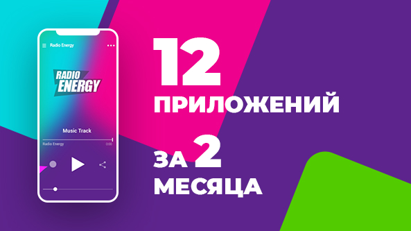 12 радиостанций. 1.500.000+ пользователей
